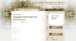 Desktop Screenshot of escuelasnormalesenmexico.normalistas.com