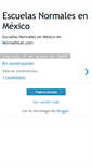 Mobile Screenshot of escuelasnormalesenmexico.normalistas.com