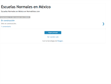 Tablet Screenshot of escuelasnormalesenmexico.normalistas.com