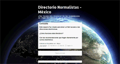 Desktop Screenshot of directorio.normalistas.com